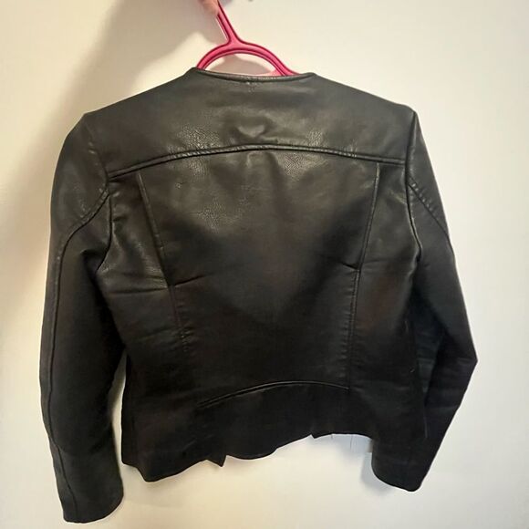 Dynamite Black Leather Jacket - Small - Picture 2 of 3